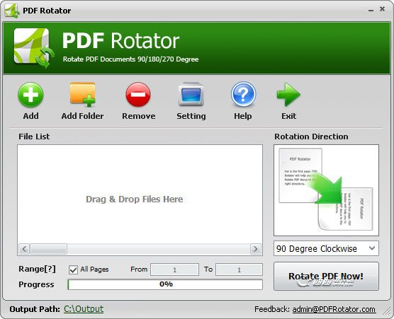 pdf旋转保存(PDF Rotator)下载