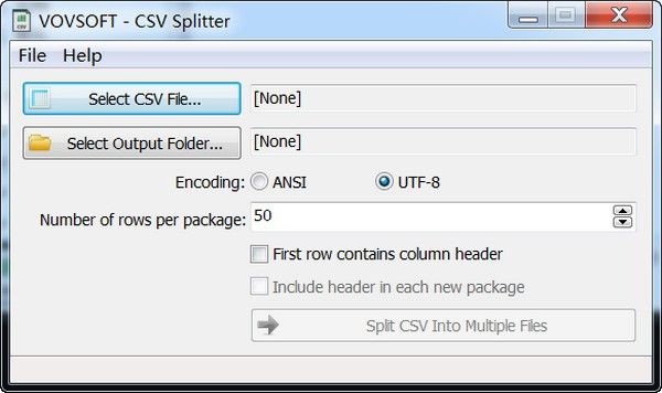 Vovsoft CSV Splitter(CSV文件分割工具)下载