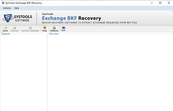 SysTools Exchange BKF Recovery(数据恢复工具)下载