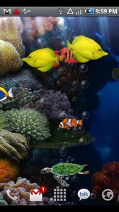 Aquarium Free水族馆动态壁纸软件截图0