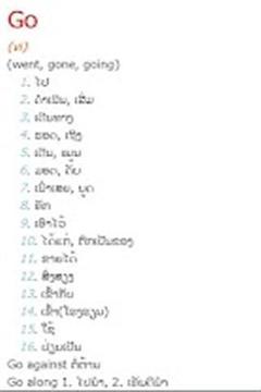 Lao Dictionary老挝字典软件截图0