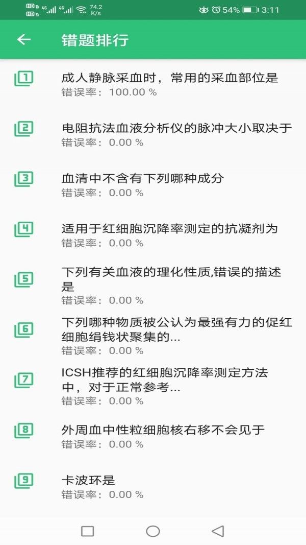 临床医学检验技术师丰题库软件截图3