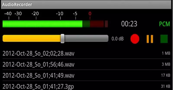 Audio Recorder软件截图2