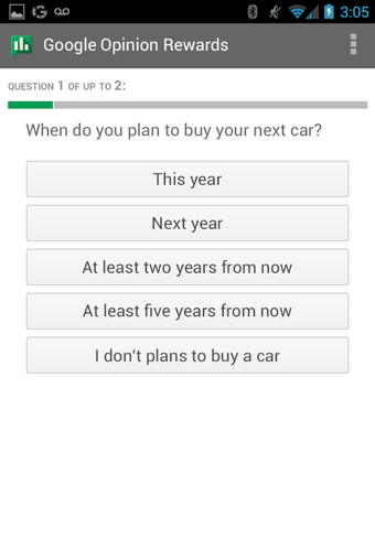 Google Opinion Rewards软件截图2