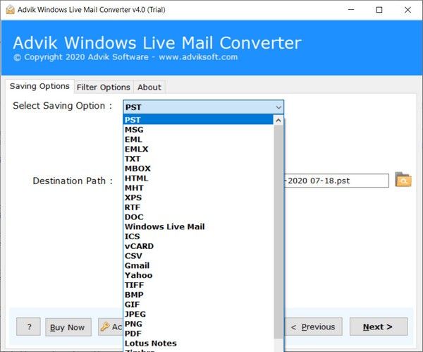 Advik windows live mail converter(邮件转换工具)下载