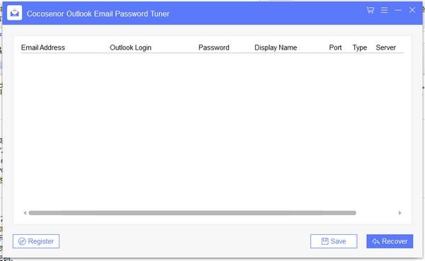 Cocosenor Outlook Email Password Tuner(Outlook电子邮件密码恢复工具)下载