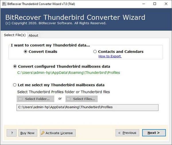 BitRecover Thunderbird Converter Wizard(Thunderbird文件转换工具)下载