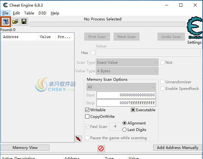 CE修改器(Cheat Engine)下载