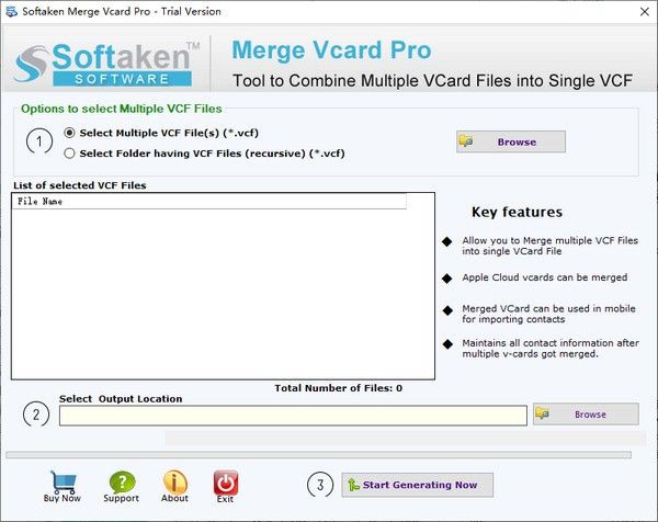 Softaken Merge Vcard Pro(文件合并处理软件)下载