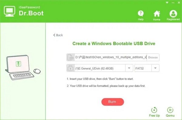 iSeePassword Dr.Boot(可引导usb创建器工具)下载