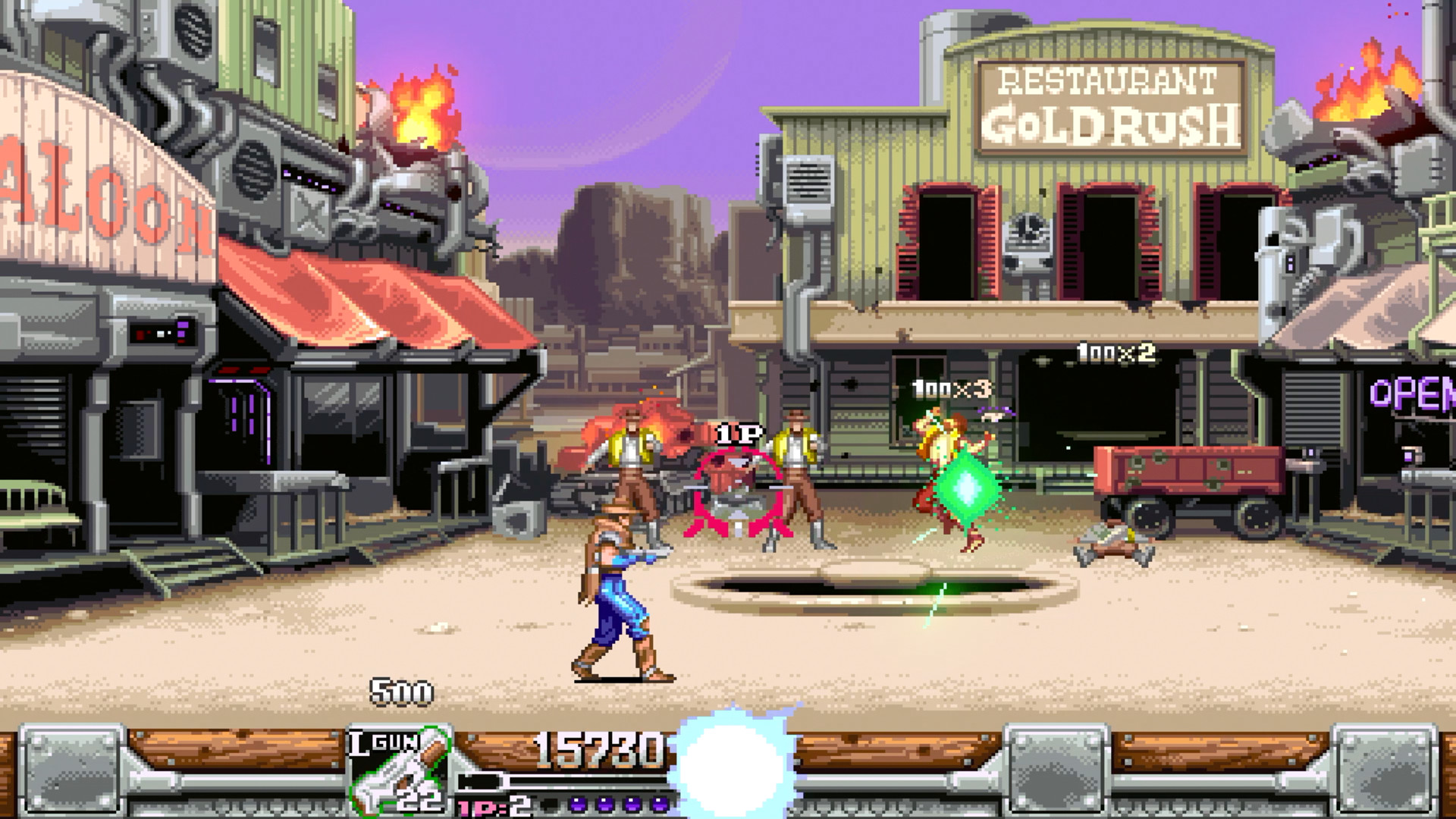 荒野双枪：重装上阵(Wild Guns Reloaded）v1.0.1四项修改下载