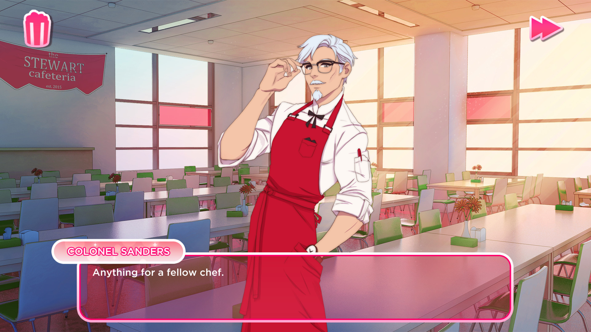 我爱你山德斯KFC上校（I Love You Colonel Sanders A Finger Lickin Good Dating Simulator）LMAO汉化组汉化补丁V1.0下载