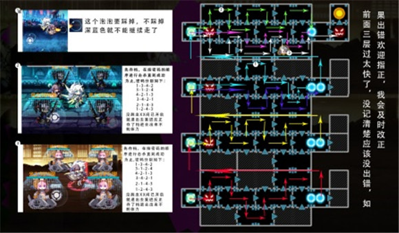 崩坏学园2陵墓迷宫通关路线图及密码分享