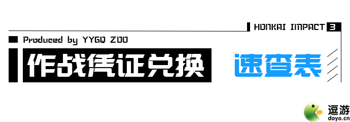 崩坏3作战凭证角色晋升数据攻略