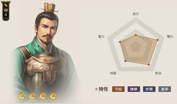 《三国志战棋版》双鹤筝属性介绍