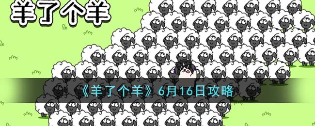 《羊了个羊》6月16日攻略