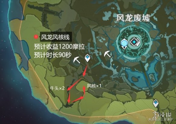 原神锄大地最优路线图推荐 原神锄大地怎么走