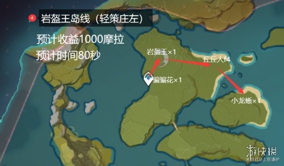 原神锄大地最优路线图推荐 原神锄大地怎么走