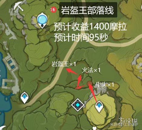 原神锄大地最优路线图推荐 原神锄大地怎么走