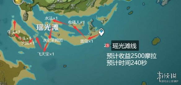 原神锄大地最优路线图推荐 原神锄大地怎么走