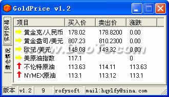 黄金实时价格下载