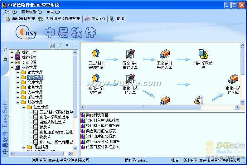 中易漂染（印染）行业ERP管理系统下载