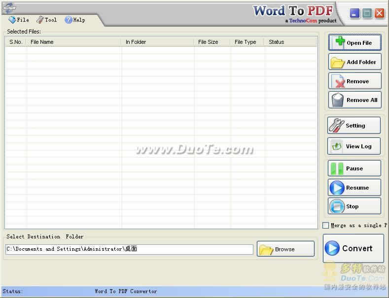 Word To PDF Convertor下载