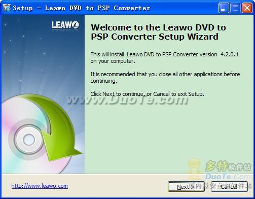 Leawo Free DVD to PSP Converter下载