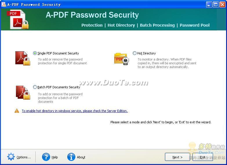 A-PDF Password Security下载