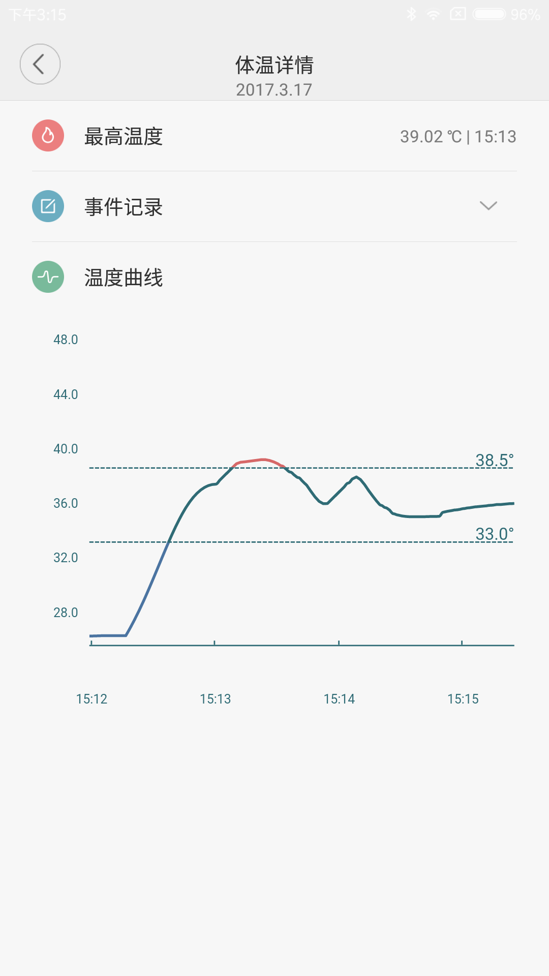 秒秒测智能体温计软件截图1