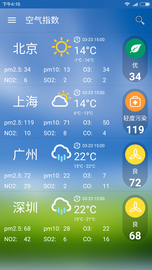 空气指数软件截图0