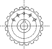 FreeHand 机械制图之飞轮的制作