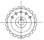 FreeHand 机械制图之飞轮的制作