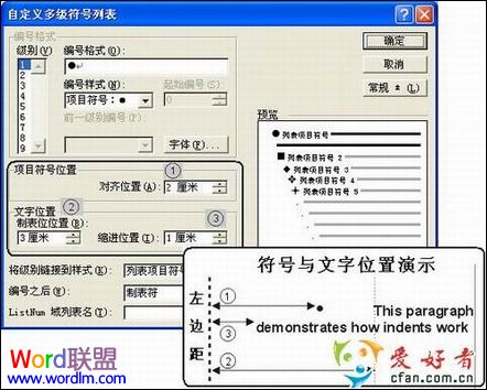 Word中多级项目符号使用方法