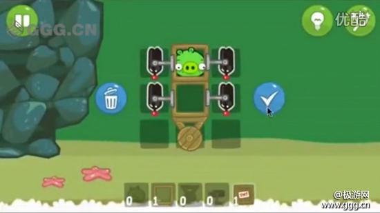 《捣蛋猪BadPiggies》十五关三星攻略