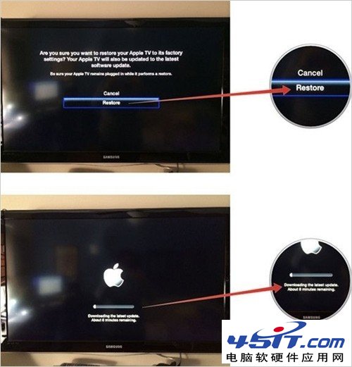 如何恢复Apple TV出厂设置