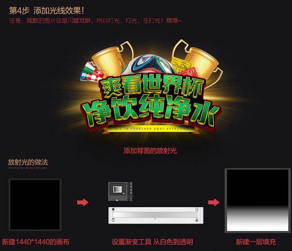 用PS制作炫酷的世界杯广告海报