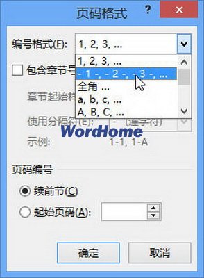 怎样设置Word2013文档的页码格式呢